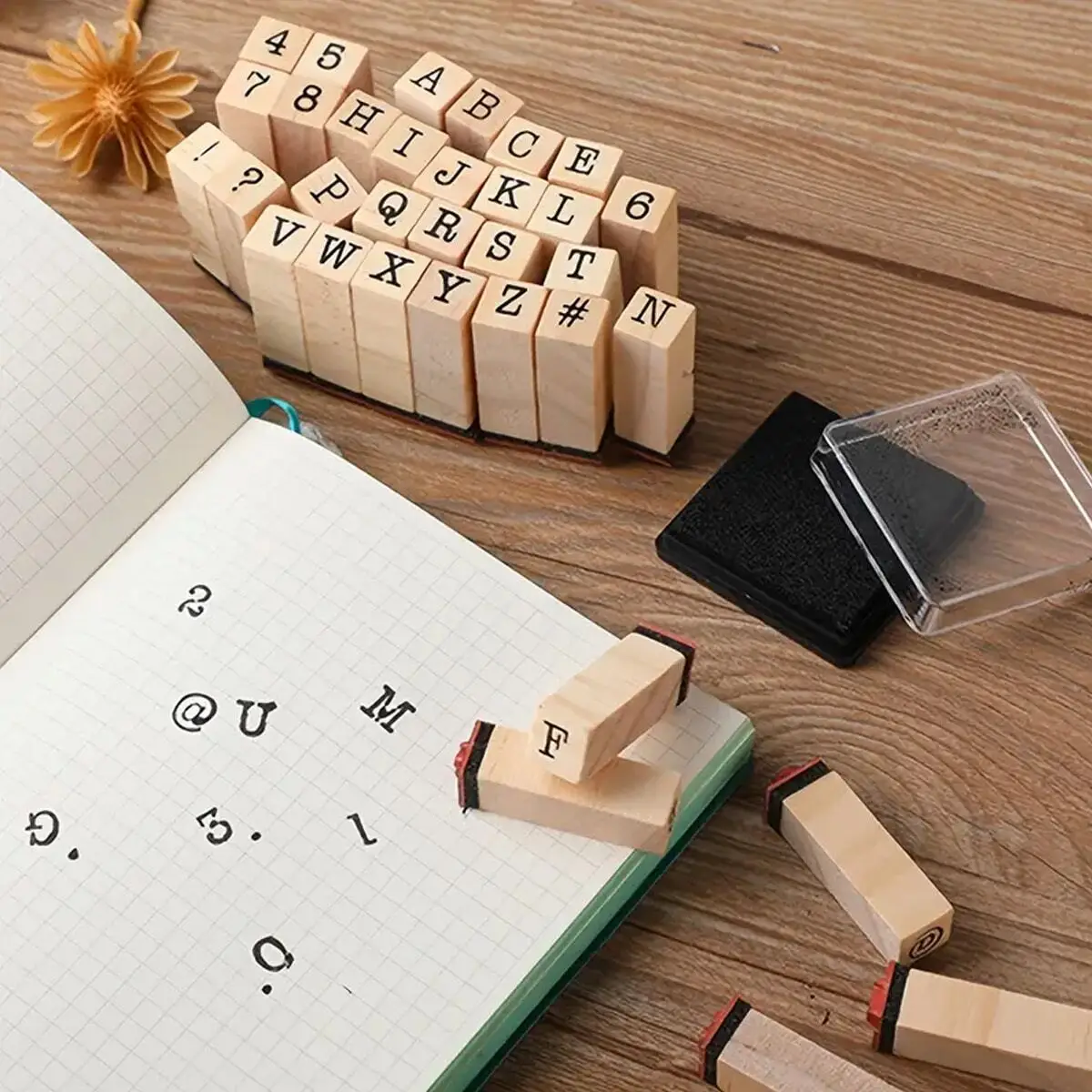 40pcs Wooden Alphabet & Number Rubber Stamps for DIY Craft, Scrapbooking & Card Making
40pcs Wooden Alphabet & Number Rubber Stamps for DIY Craft, Scrapbooking & Card Making