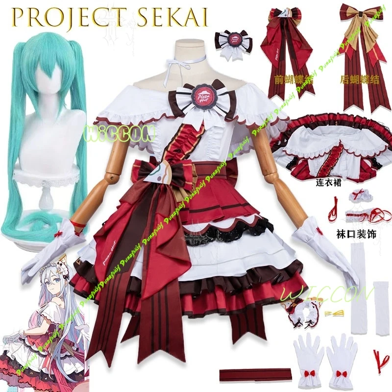 Hanabishi Kanao Cosplay Project Sekai Colorful Stage Pizza Hut Collaboration Azusawa Kohane Yoisaki Kanade Costume Lolita Party
Hanabishi Kanao Cosplay Project Sekai Colorful Stage Pizza Hut Collaboration Azusawa Kohane Yoisaki Kanade Costume Lolita Party