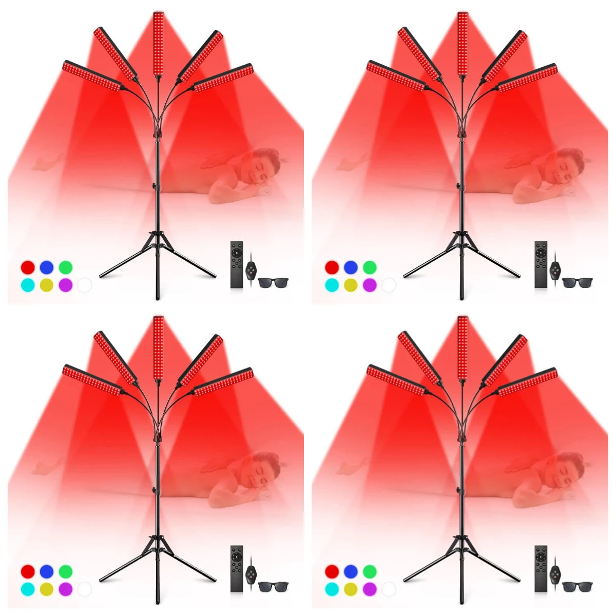 Hot selling:New Product 5 Heads Red Light Therapy Lamp Light Therapy De vices Large Coverage Area Lamp With Tripod
Hot selling:New Product 5 Heads Red Light Therapy Lamp Light Therapy De vices Large Coverage Area Lamp With Tripod
