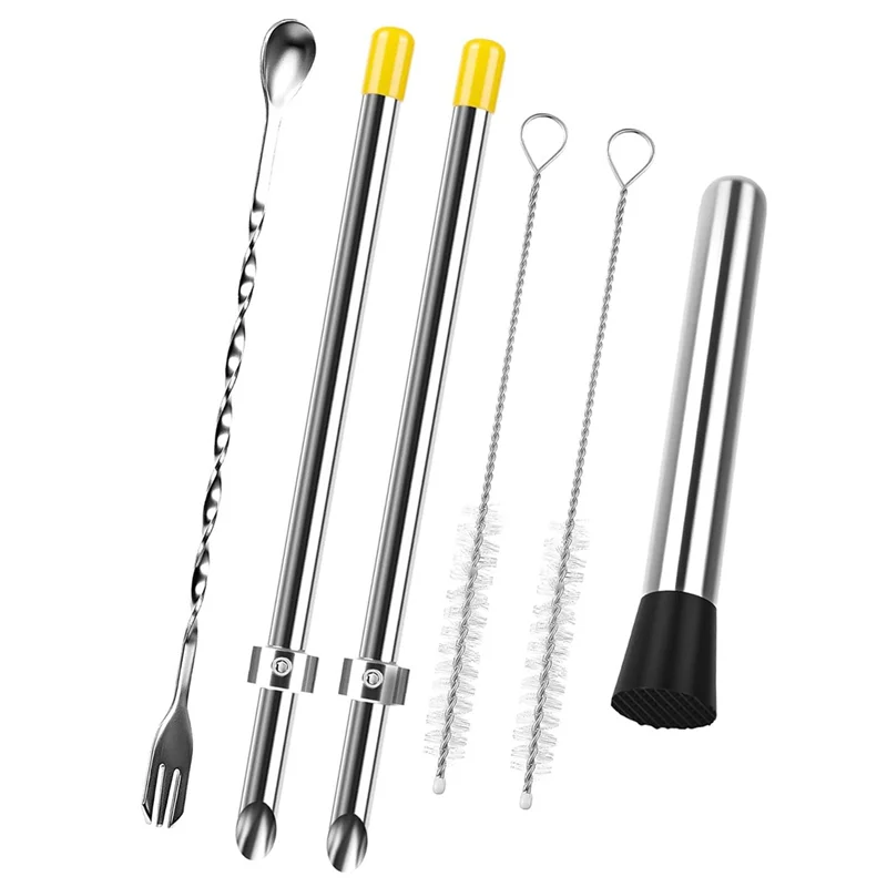 M12K-2 Straw Cleaning Brushes 2Pcs 304 Stainless Steel Straw Punchers Stainless Steel Muddler
M12K-2 Straw Cleaning Brushes 2Pcs 304 Stainless Steel Straw Punchers Stainless Steel Muddler