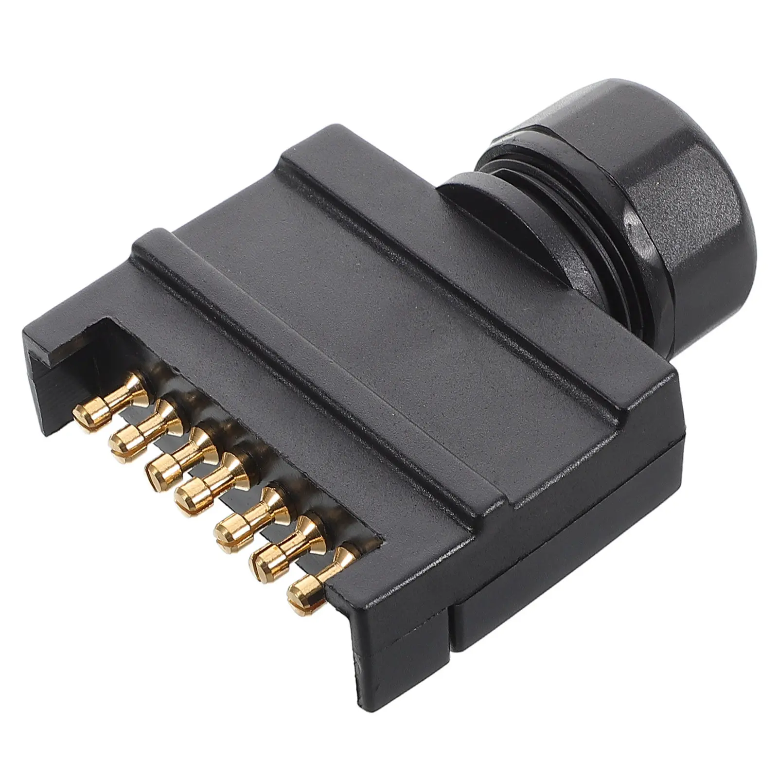 7-Pin Australian Standard Trailer Socket Plug Adapter for Rvs Caravans Boats Trucks Towing Brake Lights Wiring Harness Compact
7-Pin Australian Standard Trailer Socket Plug Adapter for Rvs Caravans Boats Trucks Towing Brake Lights Wiring Harness Compact