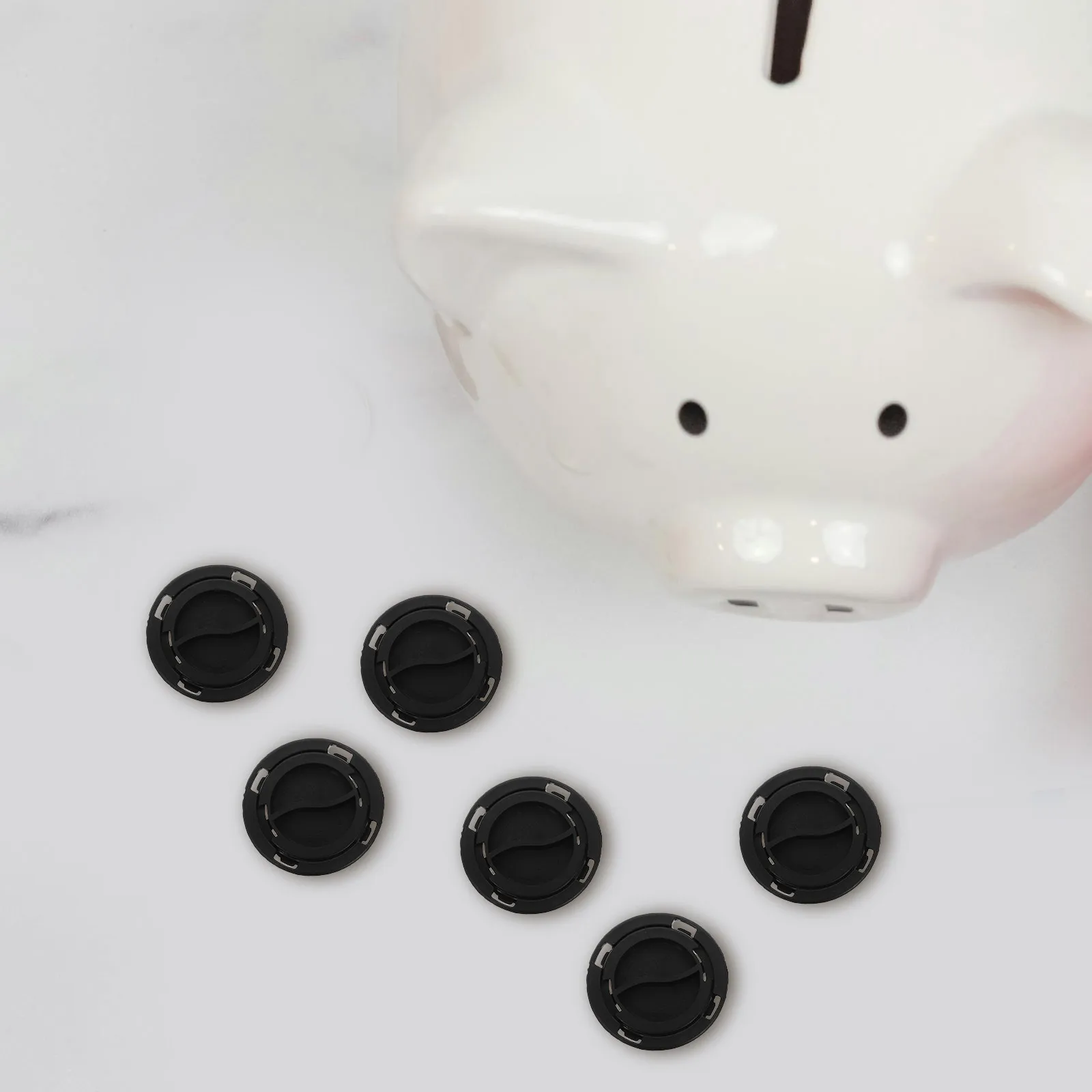 20 Pcs Piggy Bank Bottom Plug Money Jar Stopper Cover Hole Plastic Round Closure Black Sealing Savings Storage Box
20 Pcs Piggy Bank Bottom Plug Money Jar Stopper Cover Hole Plastic Round Closure Black Sealing Savings Storage Box