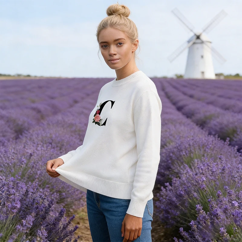 Новый зимний свитер Y2K с круглым вырезом, повседневный вязаный пуловер для женщин, свободный, с длинными рукавами, с графическим принтом, милый подарок на Рождество
Новый зимний свитер Y2K с круглым вырезом, повседневный вязаный пуловер для женщин, свободный, с длинными рукавами, с графическим принтом, милый подарок на Рождество