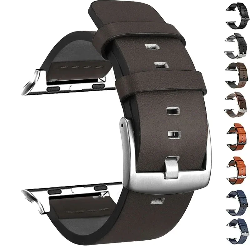 Leather Strap for Apple Watch Ultra 2 Band 49mm 46mm 45mm 41mm High Quality Strap for IWatch Series 10 9 8 7 6 SE 5 4 44mm 40mm
Leather Strap for Apple Watch Ultra 2 Band 49mm 46mm 45mm 41mm High Quality Strap for IWatch Series 10 9 8 7 6 SE 5 4 44mm 40mm
