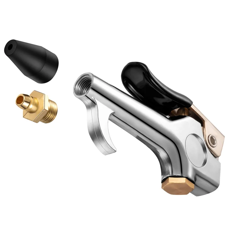 AA50-4 Pieces 1/4 NPT Lever Blow Air Nozzle Blow Dust Cleaning Blower With Rubber For Home Shop Garage Industry
AA50-4 Pieces 1/4 NPT Lever Blow Air Nozzle Blow Dust Cleaning Blower With Rubber For Home Shop Garage Industry