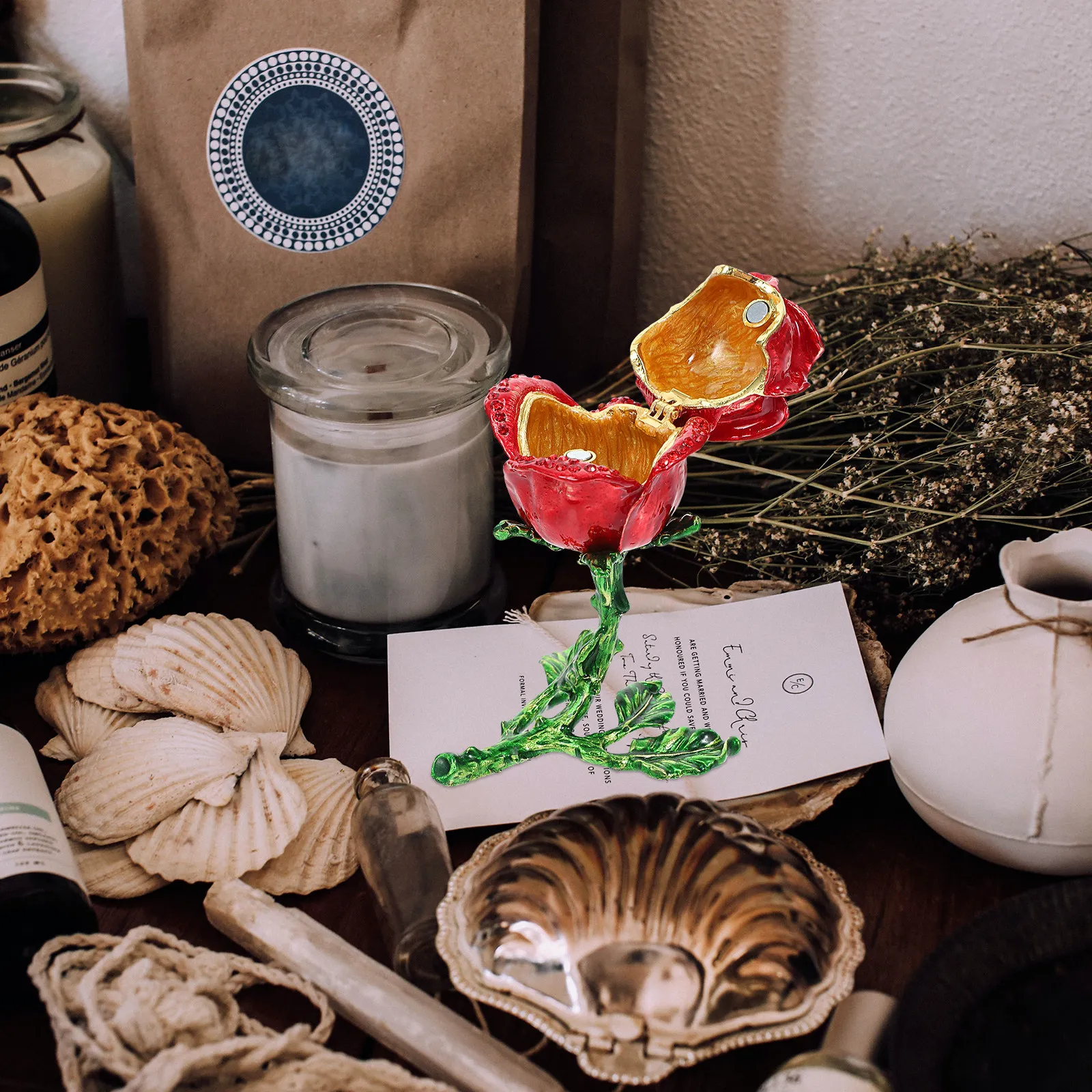 Цветная шкатулка для украшений в форме розы, очаровательный органайзер для хранения для девочек, настольное украшение, футляр для ювелирных изделий
Цветная шкатулка для украшений в форме розы, очаровательный органайзер для хранения для девочек, настольное украшение, футляр для ювелирных изделий