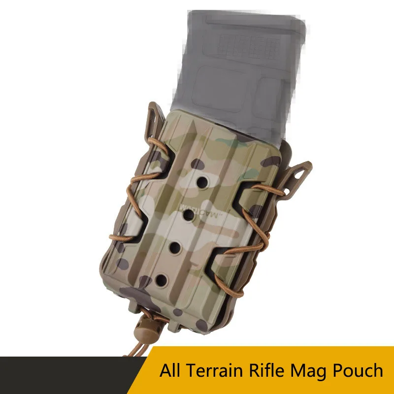 All Terrain Rifle Magazine Pouch, Camo Large Function Pack, Adapt to MOLLE System Adapt to Various Harsh Environments
All Terrain Rifle Magazine Pouch, Camo Large Function Pack, Adapt to MOLLE System Adapt to Various Harsh Environments