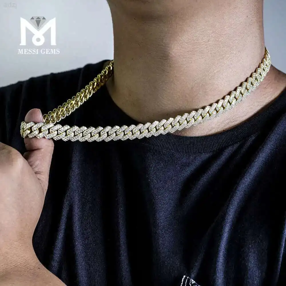 Men Chain Jewelry Hip Hop 925 Sterling Silver Lab Diamond Vvs Moissanite Cuban Link Chain
Men Chain Jewelry Hip Hop 925 Sterling Silver Lab Diamond Vvs Moissanite Cuban Link Chain