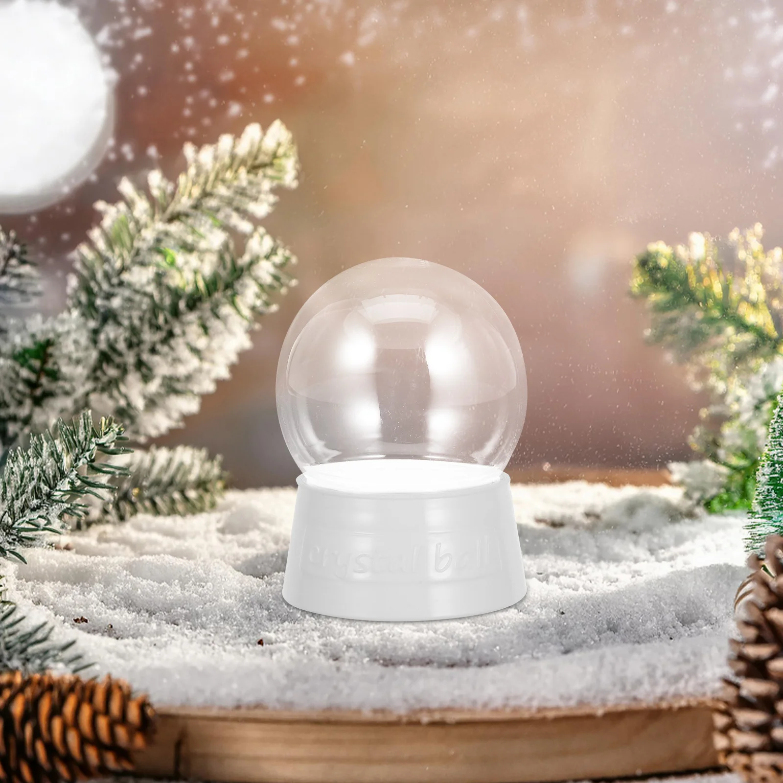 6pcs Crystal Ball Accessories Clear Empty Snow Globes Fillable Diy Crafts Kit Ornaments Christmas Decor Transparent Plastic
6pcs Crystal Ball Accessories Clear Empty Snow Globes Fillable Diy Crafts Kit Ornaments Christmas Decor Transparent Plastic