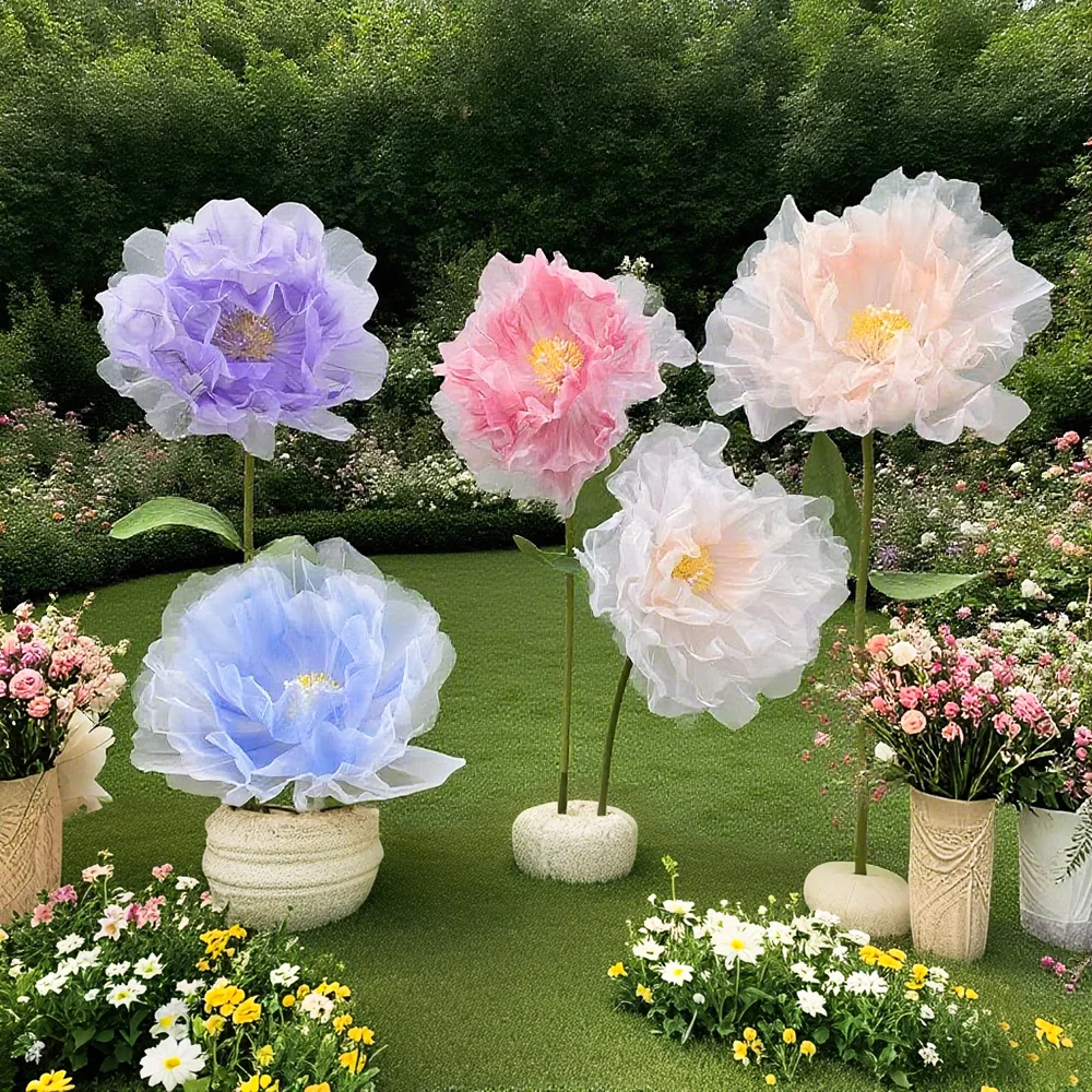 Internet Celebrity Gauze Flower Simulation Peony Artificial Large Flower Handmade Flower Wedding Stage Photo Props Window
Internet Celebrity Gauze Flower Simulation Peony Artificial Large Flower Handmade Flower Wedding Stage Photo Props Window