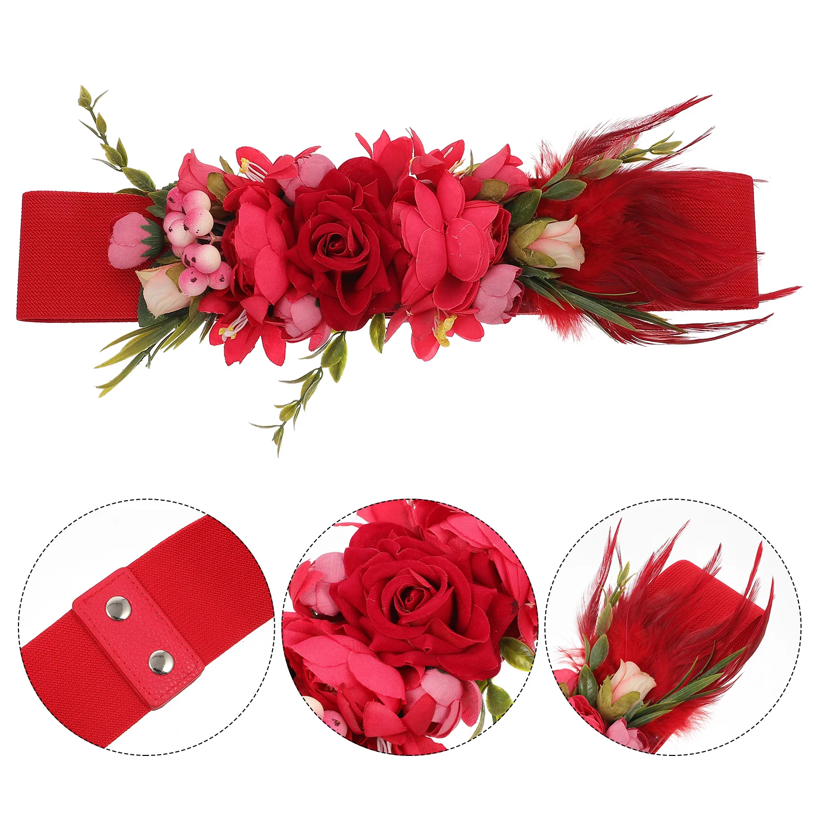 Simulated Rose Waistband Elegant Soft Fabric Bridal Belt Wedding Decorative Flower Waistband Bride Clothes Accessory Fashion
Simulated Rose Waistband Elegant Soft Fabric Bridal Belt Wedding Decorative Flower Waistband Bride Clothes Accessory Fashion