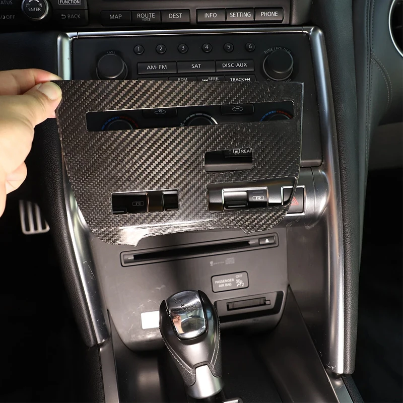 Real Carbon Fiber Car Center Console CD Panel Cover Decoration Car Interior Accessories For Nissan GTR R35 2008-2016
Real Carbon Fiber Car Center Console CD Panel Cover Decoration Car Interior Accessories For Nissan GTR R35 2008-2016