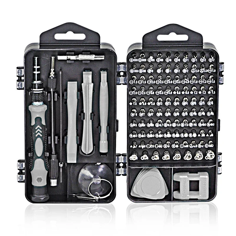 Прецизионная отвертка 115 в 1, набор магнитных мини-винтовых гаек, биты WEEKS, многофункциональный набор инструментов для бытового ремонта
Прецизионная отвертка 115 в 1, набор магнитных мини-винтовых гаек, биты WEEKS, многофункциональный набор инструментов для бытового ремонта