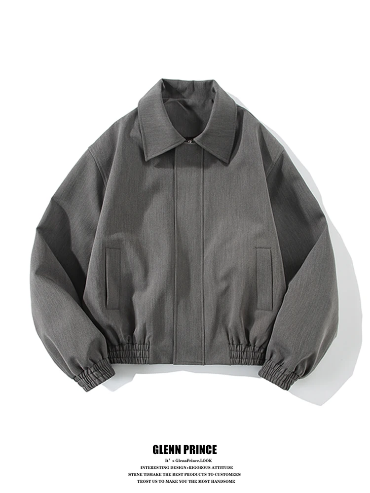 Мужская куртка в американском ретро-стиле с отложным воротником, свободного кроя, универсальная, модная, для молодежи, весенняя, повседневная, стильная.
Мужская куртка в американском ретро-стиле с отложным воротником, свободного кроя, универсальная, модная, для молодежи, весенняя, повседневная, стильная.