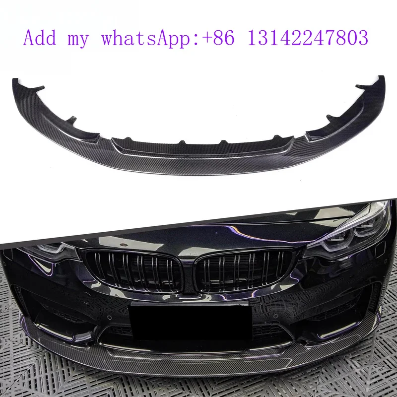 Front Spoiler Carbon Fiber Front Bumper Lip GTS Style for F80 F82 F83 F8X M3 M4 2014-2019
Front Spoiler Carbon Fiber Front Bumper Lip GTS Style for F80 F82 F83 F8X M3 M4 2014-2019