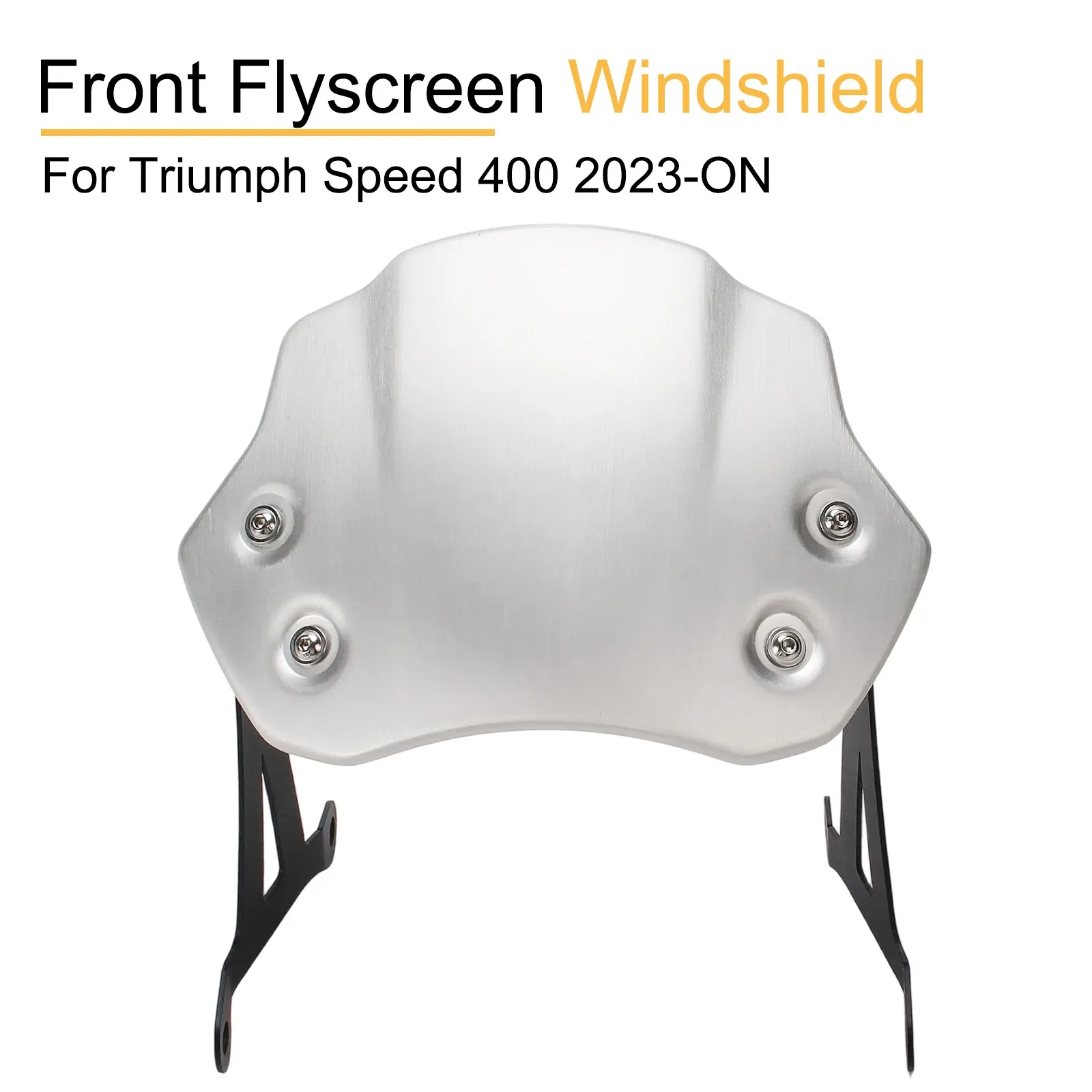 1 PC Silver Front Windshield Compatible With Triumph Speed 400 2023-ON Fairing Flyscreen Windscreen Motorcycle Accessories
1 PC Silver Front Windshield Compatible With Triumph Speed 400 2023-ON Fairing Flyscreen Windscreen Motorcycle Accessories