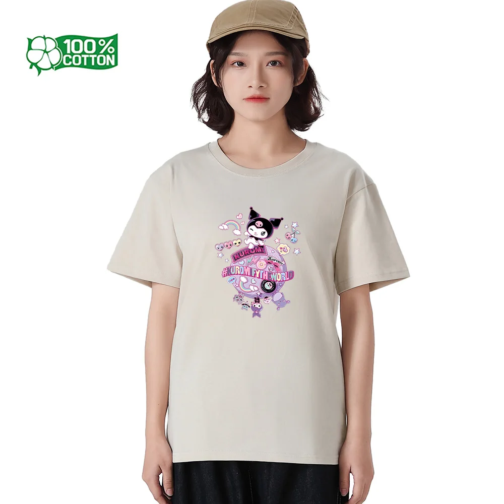 Футболка Sanrio Kuromi из премиальной ткани 26S, 180 г, 100% хлопок, мягкая, в готическом стиле, милая, унисекс, с круглым вырезом, с графическим принтом
Футболка Sanrio Kuromi из премиальной ткани 26S, 180 г, 100% хлопок, мягкая, в готическом стиле, милая, унисекс, с круглым вырезом, с графическим принтом
