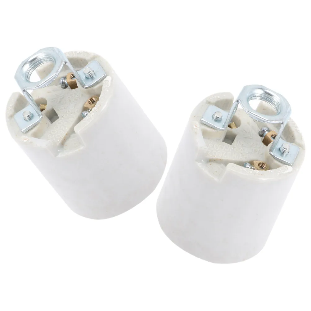 2Pcs E26 Ceramic Lamp Socket Light Base Holder High Temperature Resistance Replacement for Table Lamps Pendant Lights
2Pcs E26 Ceramic Lamp Socket Light Base Holder High Temperature Resistance Replacement for Table Lamps Pendant Lights