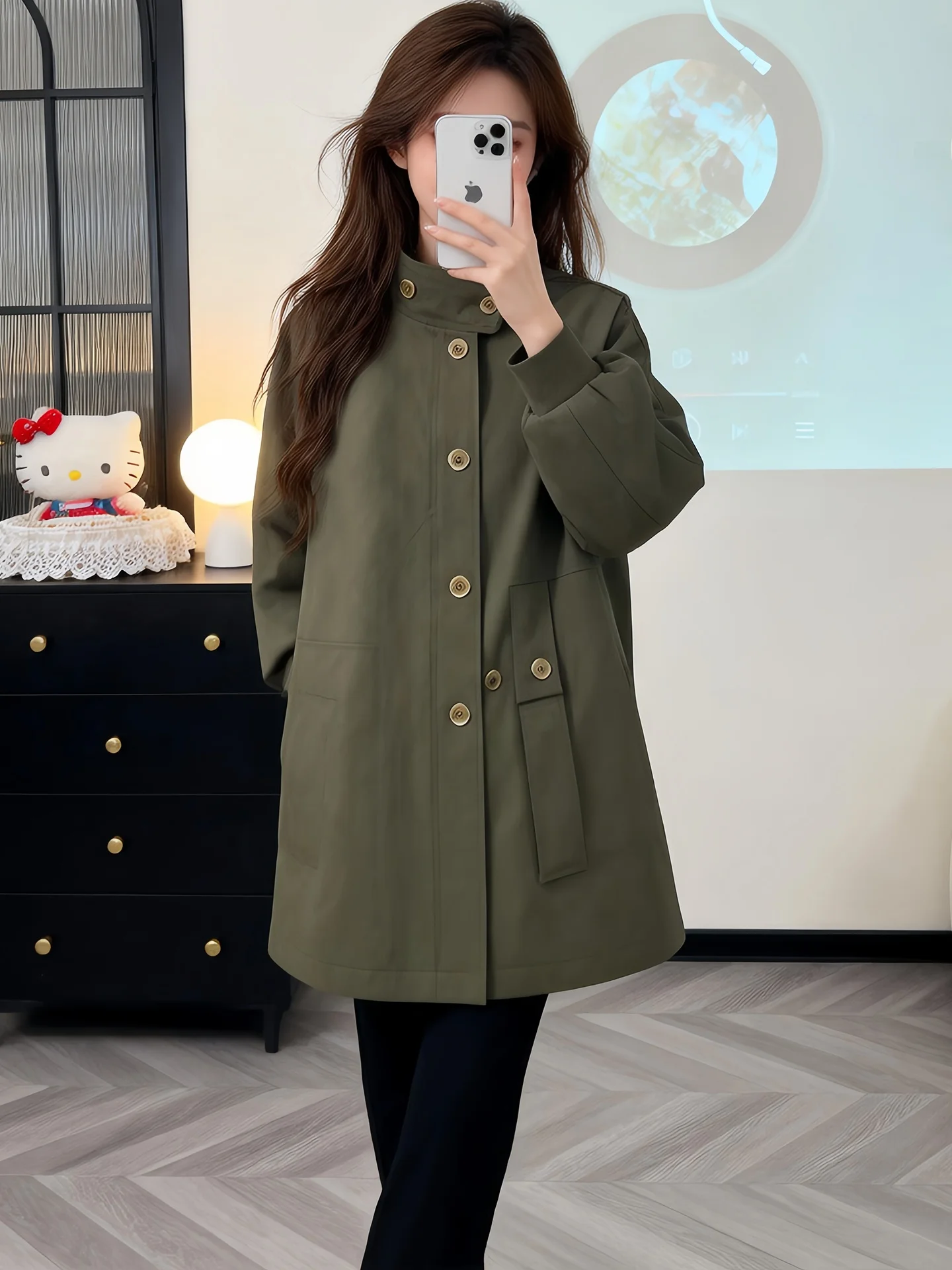 Casual Vintage Stand Collar Commute Lazy Loose Feel Coat 2026 Spring Autumn New Design mid Length Overcoat Jacket
Casual Vintage Stand Collar Commute Lazy Loose Feel Coat 2026 Spring Autumn New Design mid Length Overcoat Jacket
