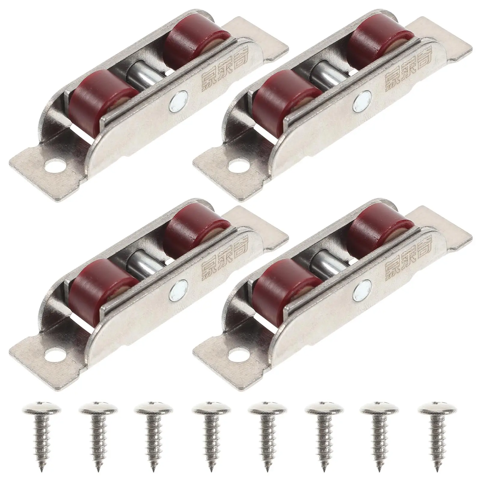 4 Pcs Sliding Window Door Track Rollers Stainless Steel Double Wheel Pulley Smooth Moving Sash Fixing Easy Replacement
4 Pcs Sliding Window Door Track Rollers Stainless Steel Double Wheel Pulley Smooth Moving Sash Fixing Easy Replacement