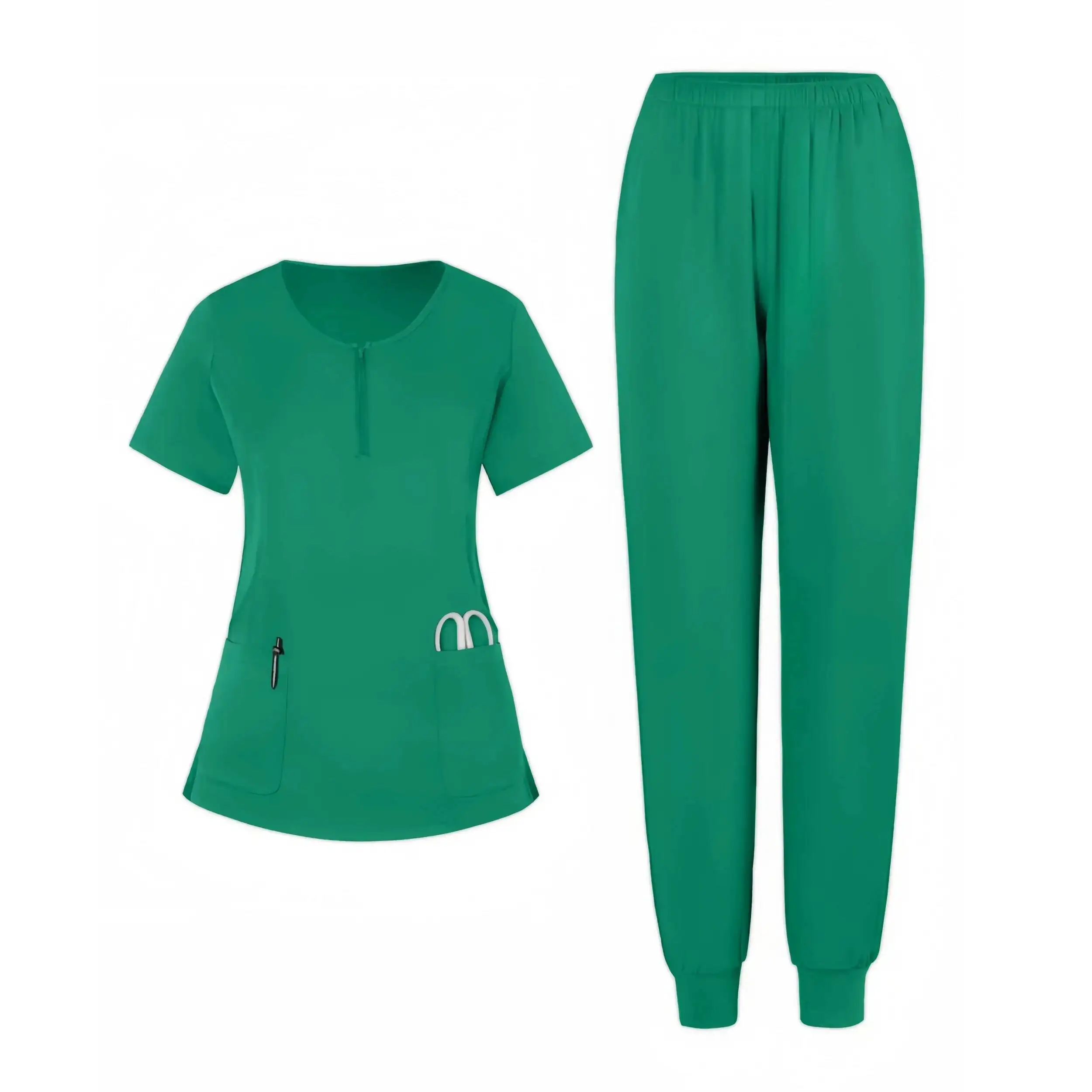 Nurse 2Pcs Zip Medical Scrubs Set Women Hospital Uniform Surgery Dentist Overalls Spa Clinical Beauty Work Wear
Nurse 2Pcs Zip Medical Scrubs Set Women Hospital Uniform Surgery Dentist Overalls Spa Clinical Beauty Work Wear