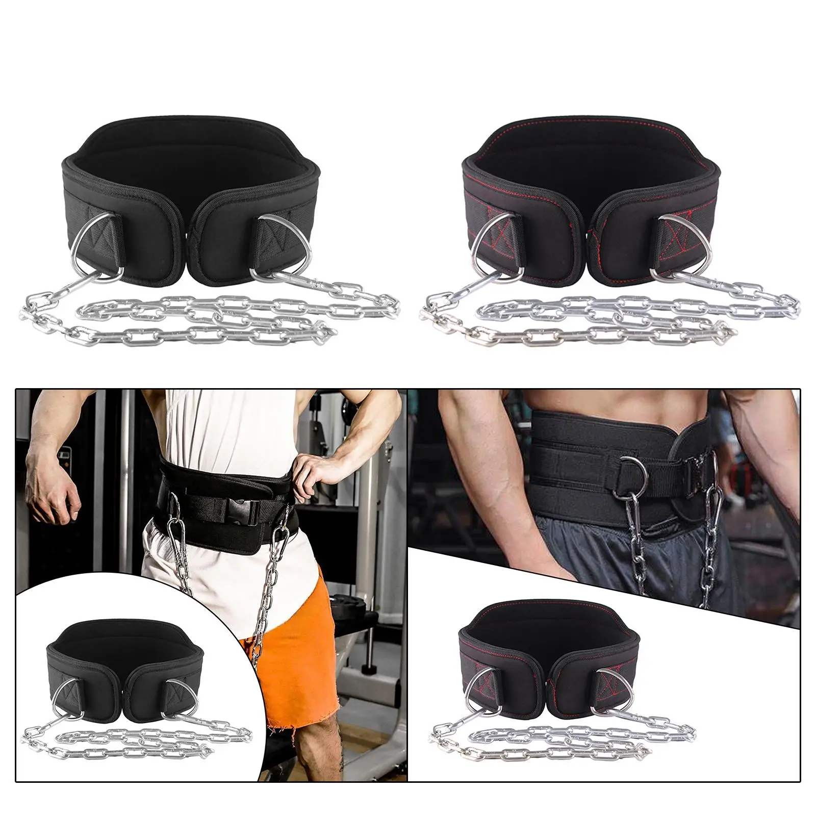 Dipping Belt Adjustable Back Support Strap for Powerlifting Exercise Workout
Dipping Belt Adjustable Back Support Strap for Powerlifting Exercise Workout