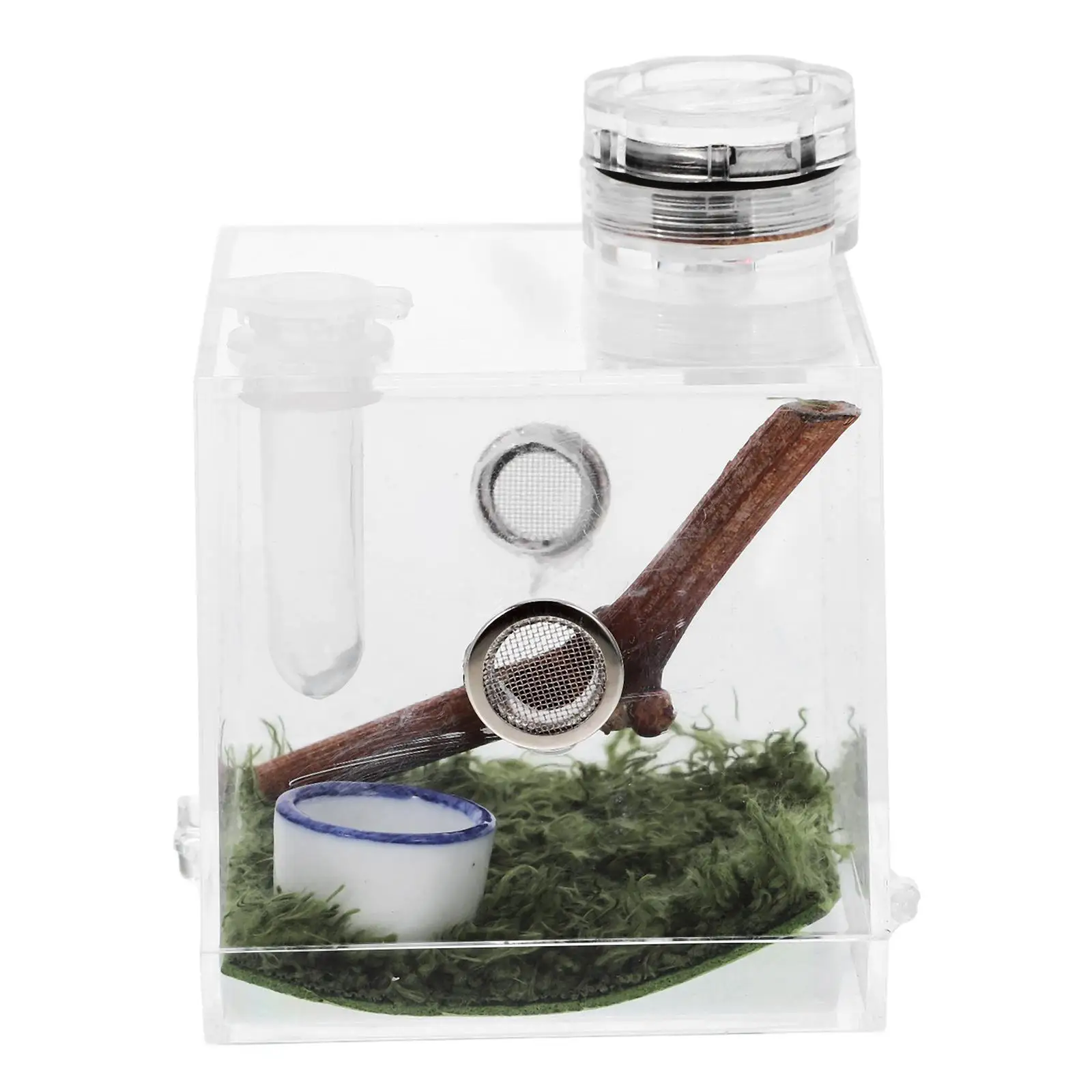 2pcs Jumping Spider Breeding Box Insect Habitat Cage Clear High-Quality Easy Observation Cleaning Feeding Prevention Escape
2pcs Jumping Spider Breeding Box Insect Habitat Cage Clear High-Quality Easy Observation Cleaning Feeding Prevention Escape