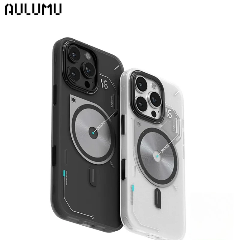 Светящийся матовый прозрачный чехол AULUMU для телефона, полное покрытие, устойчивый к падению магнитный защитный чехол для IPhone 16 Pro/pro max, чехол
Светящийся матовый прозрачный чехол AULUMU для телефона, полное покрытие, устойчивый к падению магнитный защитный чехол для IPhone 16 Pro/pro max, чехол