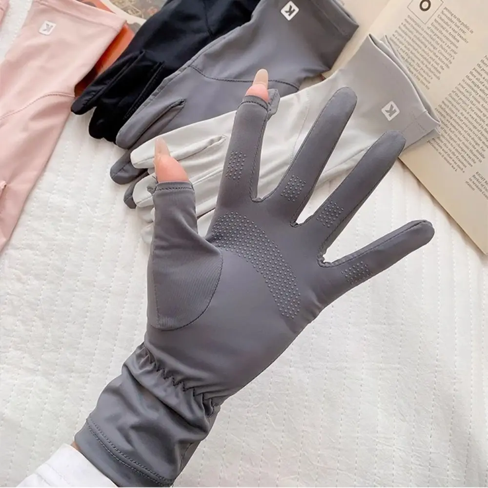 Cool Sunscreen Ice Silk Gloves Thin Non-slip Anti-UV Gloves Lengthened Wrist Touch Screen Riding Mittens for Women Lady
Cool Sunscreen Ice Silk Gloves Thin Non-slip Anti-UV Gloves Lengthened Wrist Touch Screen Riding Mittens for Women Lady