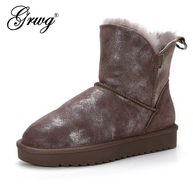 2025 New Fashion Women Warm Snow Boots Winter Shoes 100% Genuine Cowhide Leather Narural Wool Women Ankle Boots
2025 New Fashion Women Warm Snow Boots Winter Shoes 100% Genuine Cowhide Leather Narural Wool Women Ankle Boots