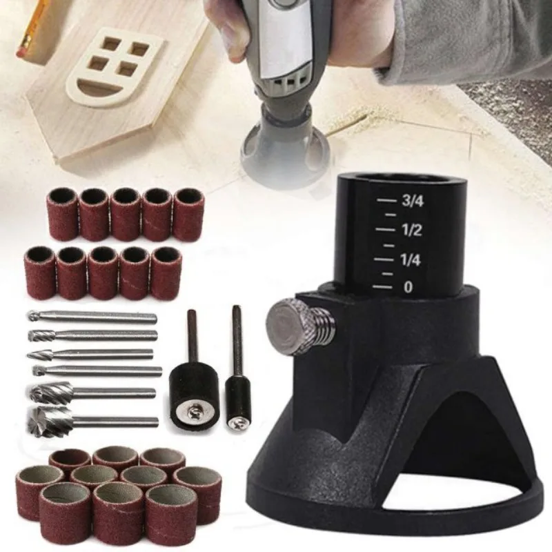 Держатель шлифовальной машины для вращающегося инструмента Dremel, деревообрабатывающий локатор с фрезерным станком, набор сверл, вращающийся
Держатель шлифовальной машины для вращающегося инструмента Dremel, деревообрабатывающий локатор с фрезерным станком, набор сверл, вращающийся