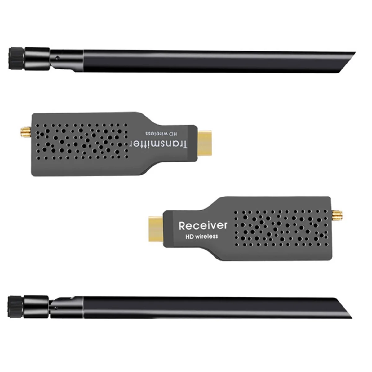 Hot! 5.8G 1080P 50M Wireless HDMI-Compatible Video Transmitter Receiver Extender Adapter Dongle for TV Monitor Projector PC
Hot! 5.8G 1080P 50M Wireless HDMI-Compatible Video Transmitter Receiver Extender Adapter Dongle for TV Monitor Projector PC