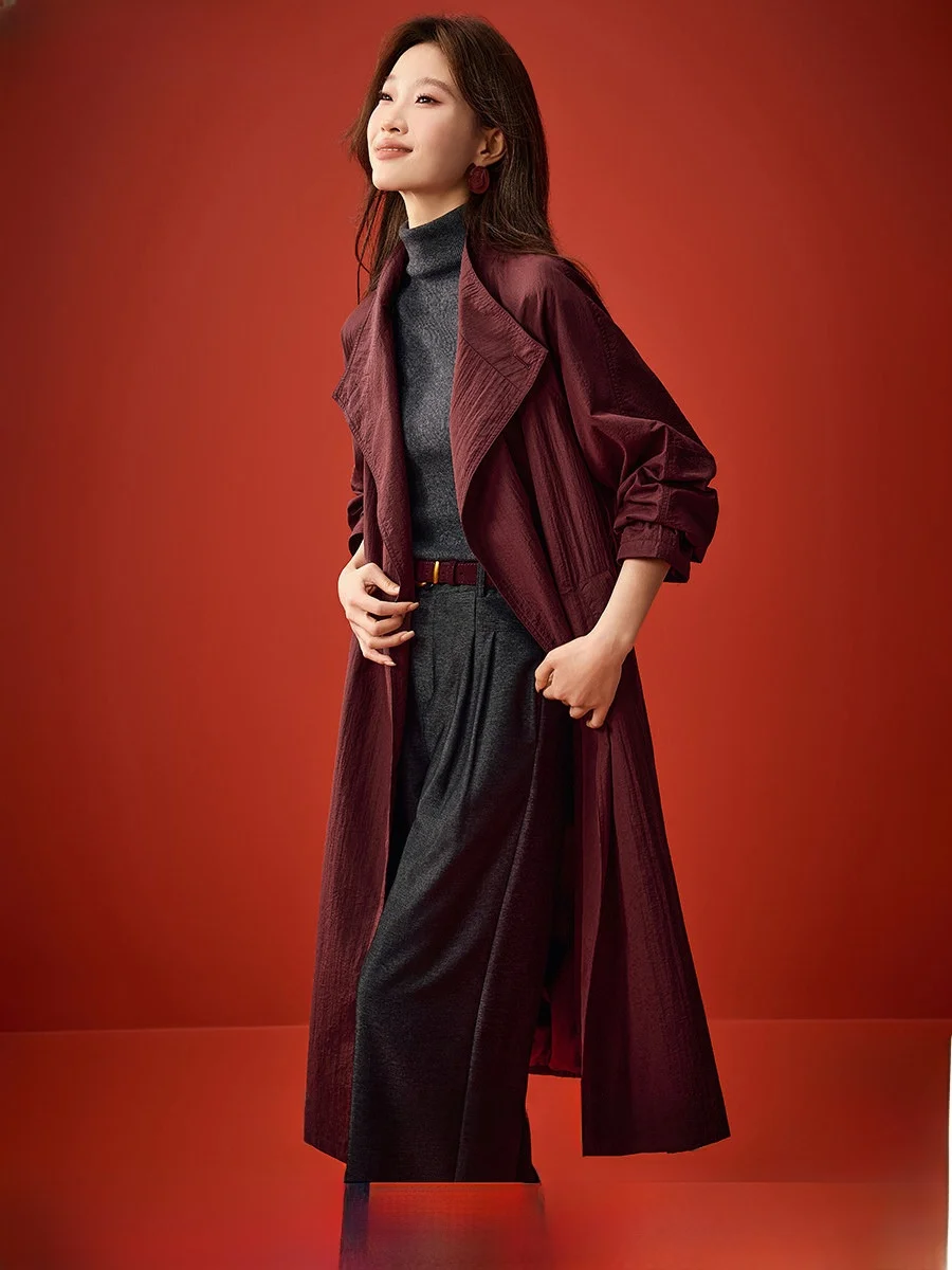 Mo Han Mei New Year's Robe Sle Long Loose Coat Spring 2026 High nce Design Korean Version Nylon Fiber Women's J...
Mo Han Mei New Year's Robe Sle Long Loose Coat Spring 2026 High nce Design Korean Version Nylon Fiber Women's J...