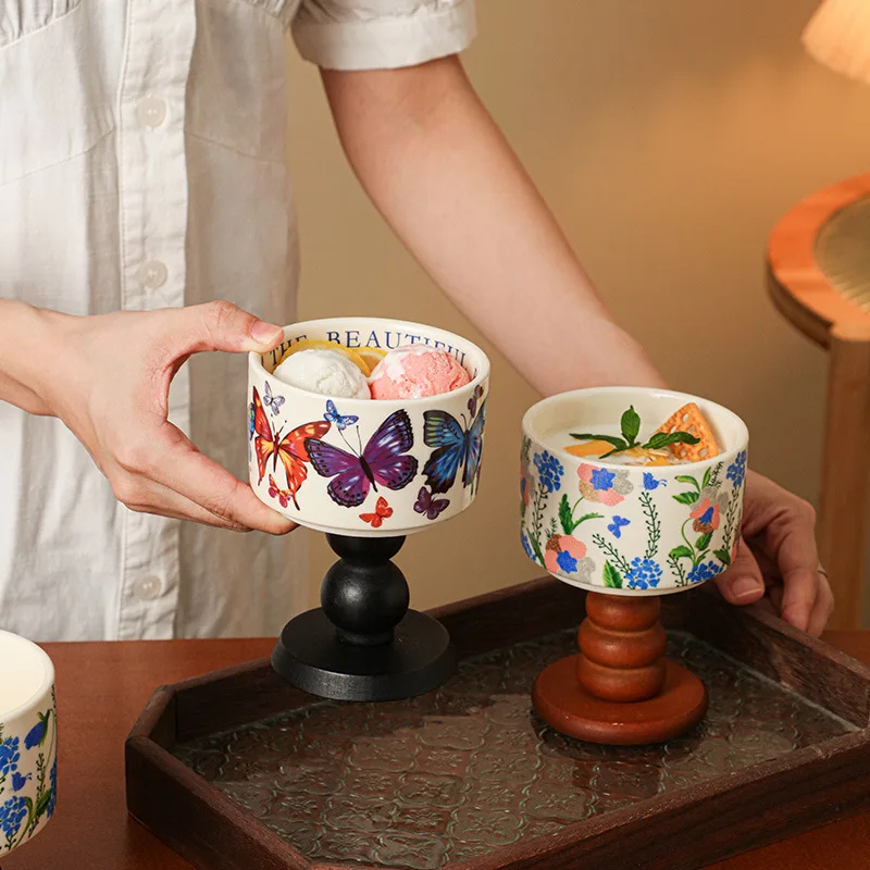 Ins Hit style goblet retro ceramic cup creation french dessert cup ice cream cup Home decor
Ins Hit style goblet retro ceramic cup creation french dessert cup ice cream cup Home decor