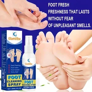 Foot Cleansing Spray 30ml/1 fl oz, Rapidly Optimizes Peeling, Odor, Sweat, and Itchiness, Portable Refreshing and Soothing Foot
Foot Cleansing Spray 30ml/1 fl oz, Rapidly Optimizes Peeling, Odor, Sweat, and Itchiness, Portable Refreshing and Soothing Foot