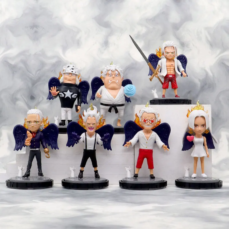 7 Pcs/Set 12cCM Seraphim Figure Kuma Jinbe Hancock Doflamingo Model Anime Kawaii Doll Ornaments Toys Gifts
7 Pcs/Set 12cCM Seraphim Figure Kuma Jinbe Hancock Doflamingo Model Anime Kawaii Doll Ornaments Toys Gifts