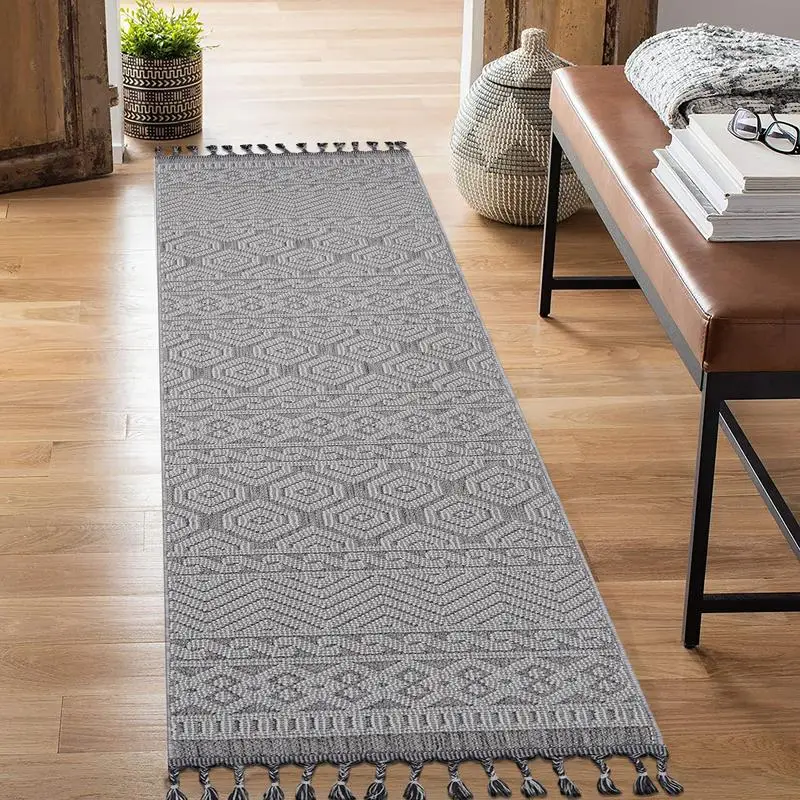 Geometric 2x8 Grey and White Indoor Outdoor Area Rug
Geometric 2x8 Grey and White Indoor Outdoor Area Rug