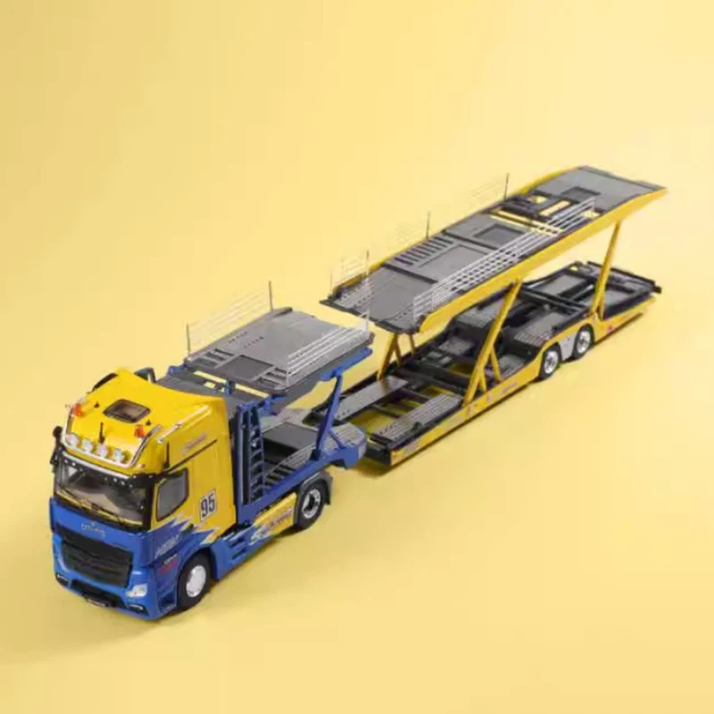 Литой под давлением прицеп в масштабе 1:64, двухслойный транспортный автомобиль, покрытие из сплава, модель автомобиля, коллекция хобби, детская игрушка
Литой под давлением прицеп в масштабе 1:64, двухслойный транспортный автомобиль, покрытие из сплава, модель автомобиля, коллекция хобби, детская игрушка