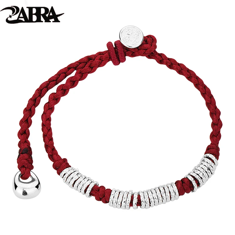 ZABRA 999 Pure Silver Handmade Coiled Bracelet for Women, Fashionable, Chubby, and Lucky Red Hand Rope
ZABRA 999 Pure Silver Handmade Coiled Bracelet for Women, Fashionable, Chubby, and Lucky Red Hand Rope