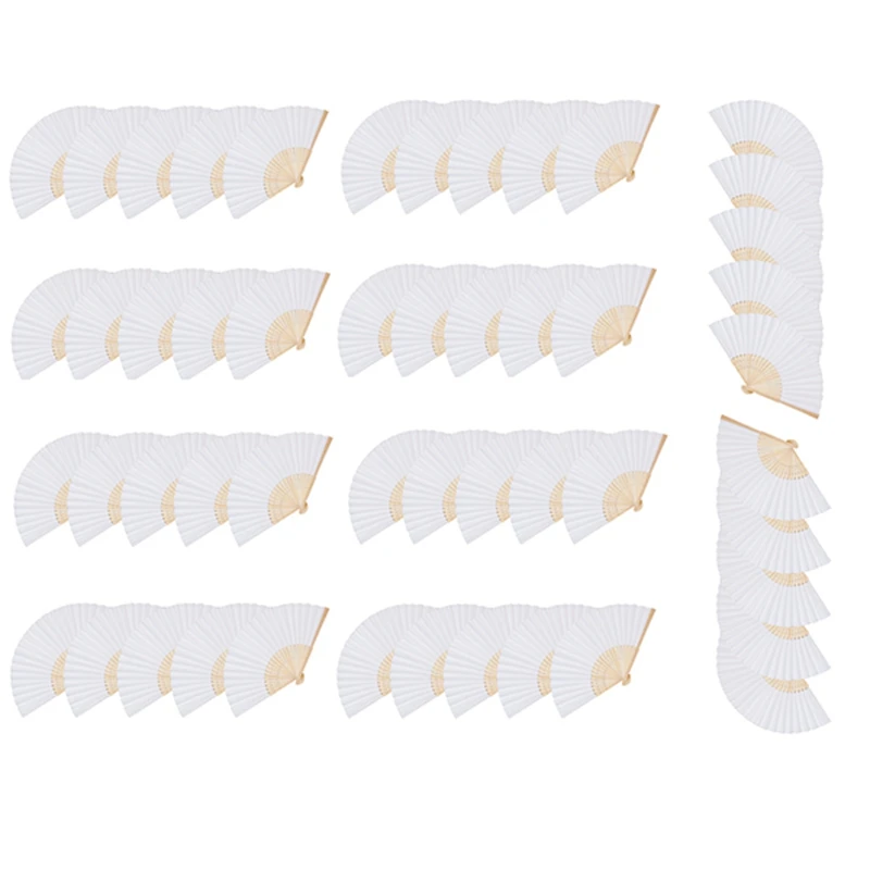50Pcs Paper Fan Chinese Bamboo Folding Fan For Party Supplies/Home Decor/DIY Gift
50Pcs Paper Fan Chinese Bamboo Folding Fan For Party Supplies/Home Decor/DIY Gift