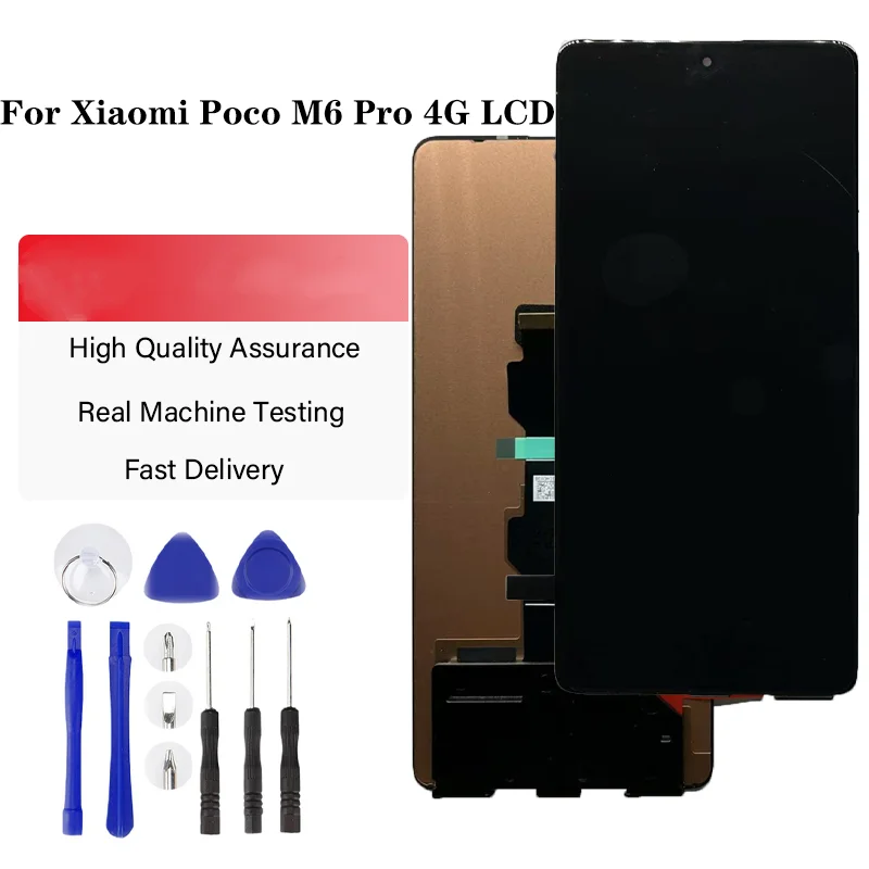 6,67 "дюймовый ЖК-дисплей с дигитайзером сенсорного экрана для Xiaomi Poco M6 Pro 4G, замена экрана в сборе для XIAOMI M6 Pro
6,67 "дюймовый ЖК-дисплей с дигитайзером сенсорного экрана для Xiaomi Poco M6 Pro 4G, замена экрана в сборе для XIAOMI M6 Pro