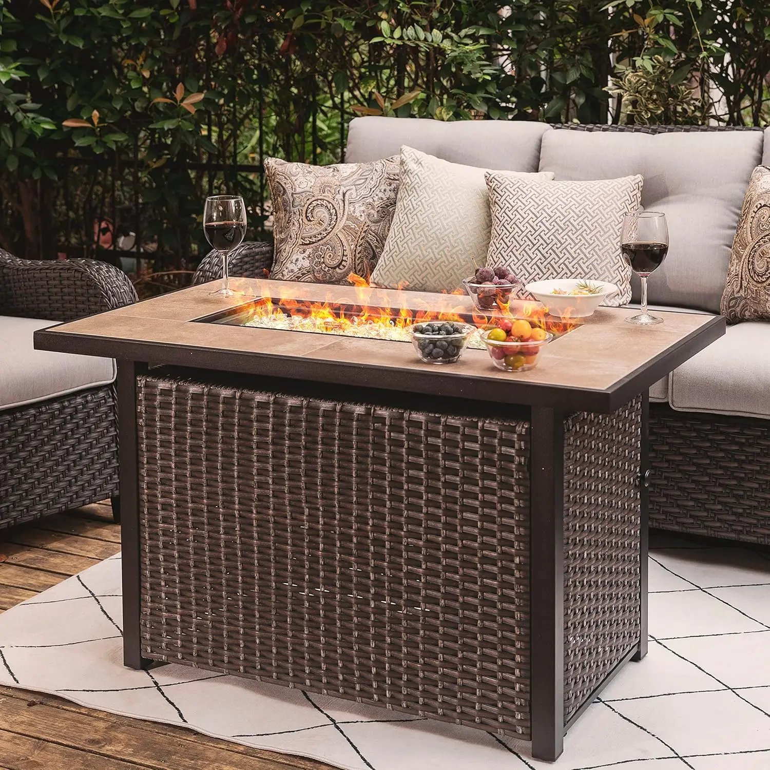 Nuu Garden Propane Fire Pit Table,CSA Certified 43-Inch 50000BTU Outdoor Propane Gas Fire Pit Table, Propnae Fire Pit
Nuu Garden Propane Fire Pit Table,CSA Certified 43-Inch 50000BTU Outdoor Propane Gas Fire Pit Table, Propnae Fire Pit