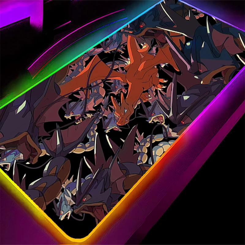 RGB Mouse Pad 90x40cm P-Pokemon Charizard Game Backlight Keyboard Laptop Computer Speed LED Desk Mat Gaming Acessories Mousepad
RGB Mouse Pad 90x40cm P-Pokemon Charizard Game Backlight Keyboard Laptop Computer Speed LED Desk Mat Gaming Acessories Mousepad