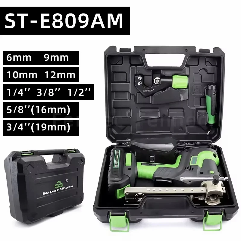 NEW ST-E809AM Lithium Battery Electric Tube Flaring Tool for Air Conditioner Copper Pipe Expander
NEW ST-E809AM Lithium Battery Electric Tube Flaring Tool for Air Conditioner Copper Pipe Expander