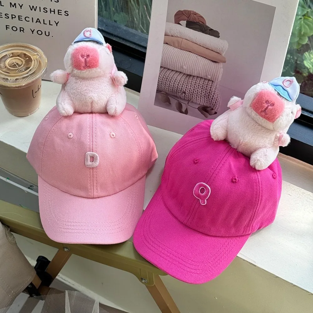 Fashion Breathable Capybara Baseball Cap Embroidered Letters Adjustable Peaked Cap Plush Doll Cartoon Sunscreen Hat Women
Fashion Breathable Capybara Baseball Cap Embroidered Letters Adjustable Peaked Cap Plush Doll Cartoon Sunscreen Hat Women