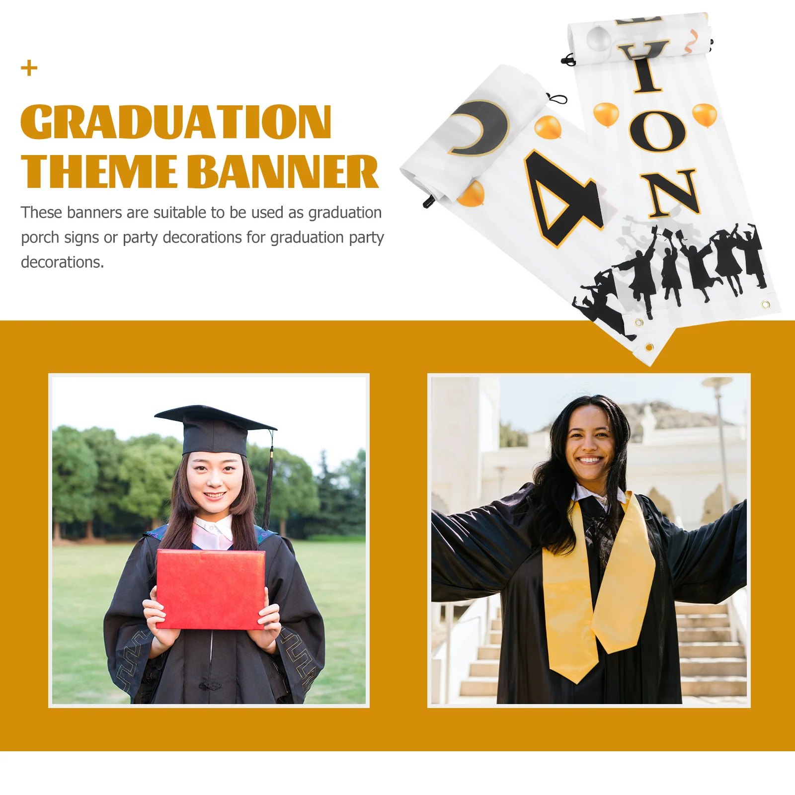1Pair Graduation Door Banner Premium Polyester Grad Party Decor Photo Prop Unique Patterns 2024 Graduation Season Ornament
1Pair Graduation Door Banner Premium Polyester Grad Party Decor Photo Prop Unique Patterns 2024 Graduation Season Ornament