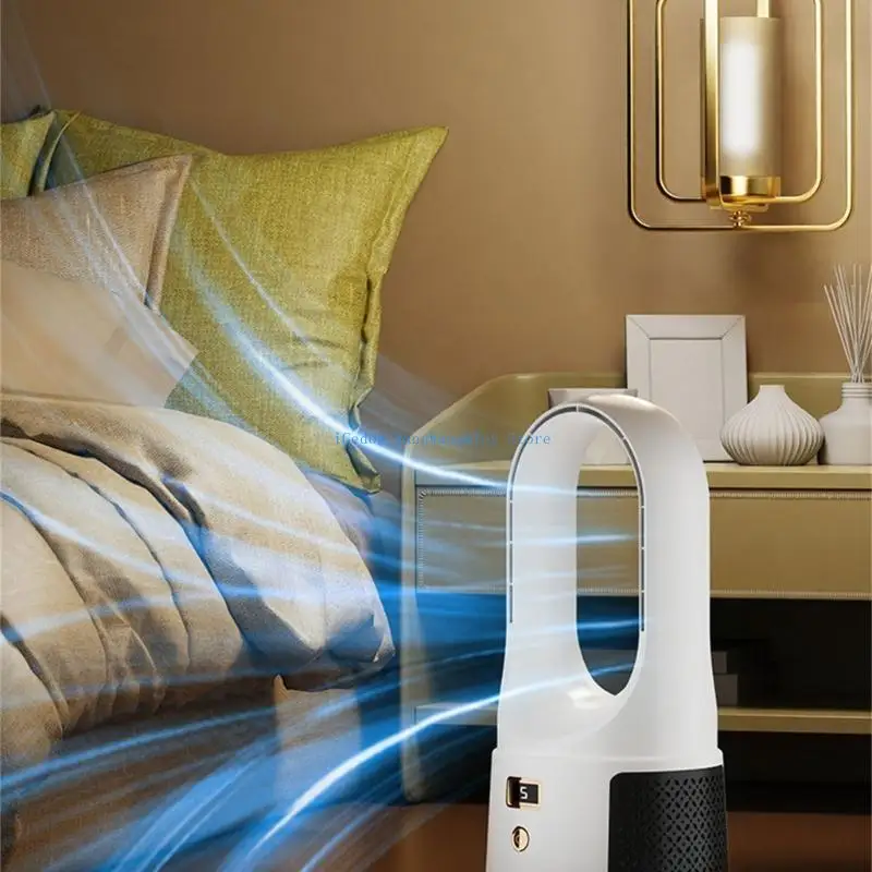 MOLF Quiet Fan Desktop Bladeless Fans Low Noise 6 Gear Wind Air Cooler Fan Small Cooling Fan Easy to Use
MOLF Quiet Fan Desktop Bladeless Fans Low Noise 6 Gear Wind Air Cooler Fan Small Cooling Fan Easy to Use