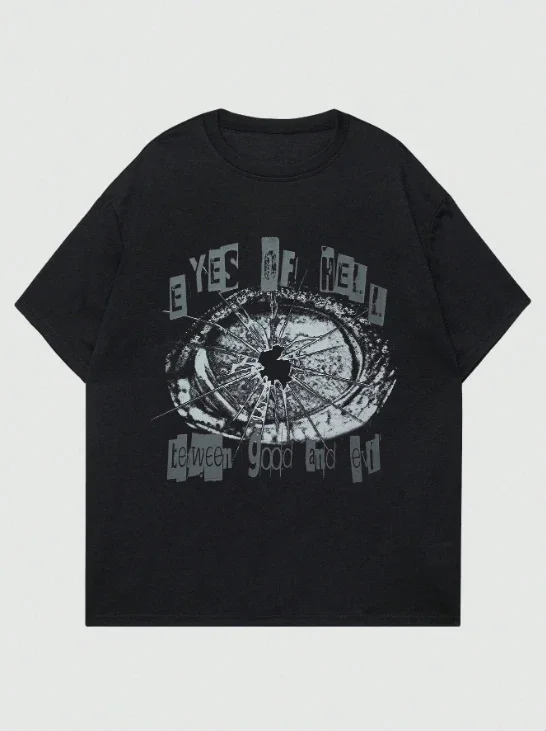 High Street Hip Hop Trendy Print Short Sleeved Men's Loose and Comfortable Round Neck Pullover T-shirt Summer Breathable
High Street Hip Hop Trendy Print Short Sleeved Men's Loose and Comfortable Round Neck Pullover T-shirt Summer Breathable