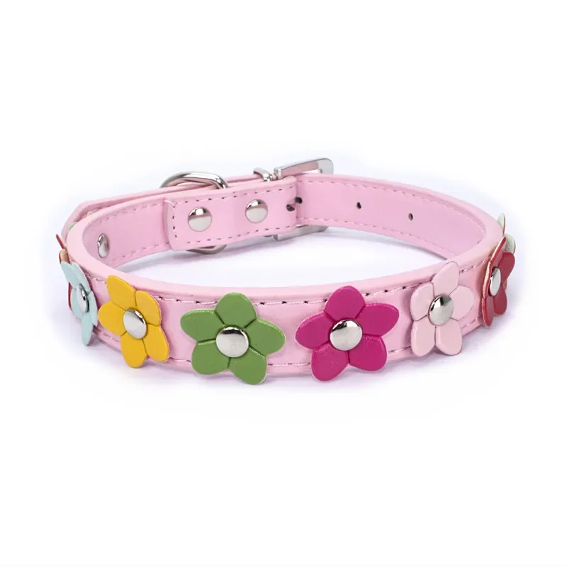 20pcs Small Dog Collar Leash Pet Cat Leather Flowers Neck Strap Leads Rope for Middle Perro Chihuahua Fashion High Quality
20pcs Small Dog Collar Leash Pet Cat Leather Flowers Neck Strap Leads Rope for Middle Perro Chihuahua Fashion High Quality