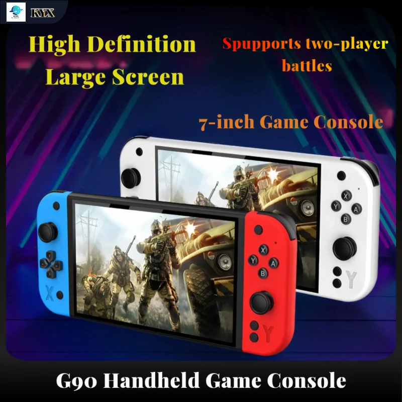 G90 7inch 64GB 4000mAh portable handheld game console arcade high-definition For PSP/PS1 nostalgic retro TV Gaming Controller
G90 7inch 64GB 4000mAh portable handheld game console arcade high-definition For PSP/PS1 nostalgic retro TV Gaming Controller